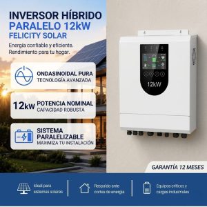INVERSOR HÍBRIDO PARALELO 12 kW 48V
