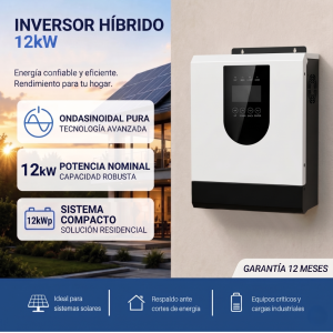 INVERSOR HÍBRIDO 12 kW 48V