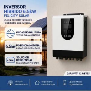 INVERSOR HÍBRIDO PARALELO 6.5 kW 48V