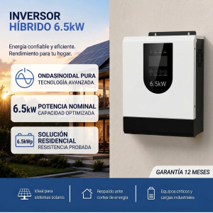 INVERSOR HÍBRIDO 6.5 kW 48V