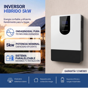 INVERSOR HÍBRIDO PARALELO 5.0 kW 48V